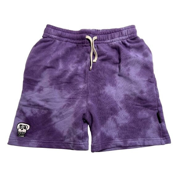 Nununu Silou Skull Sweatshorts in Purple
